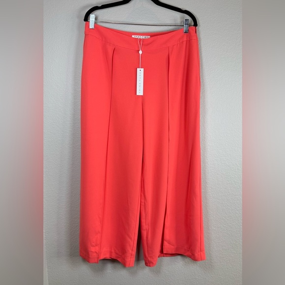 Trina Turk Red Pleated A-Line Maxi Skirt for‎ Cocktail Size NWT Size 10 & Size 8 - Picture 1 of 11